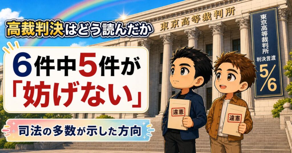 憲法24条は同性婚を禁止していない｜GHQ草案が示す真意