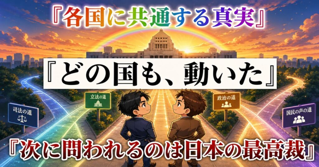 G7で同性婚未実現は日本だけ｜他6カ国の実現経緯を完全解説