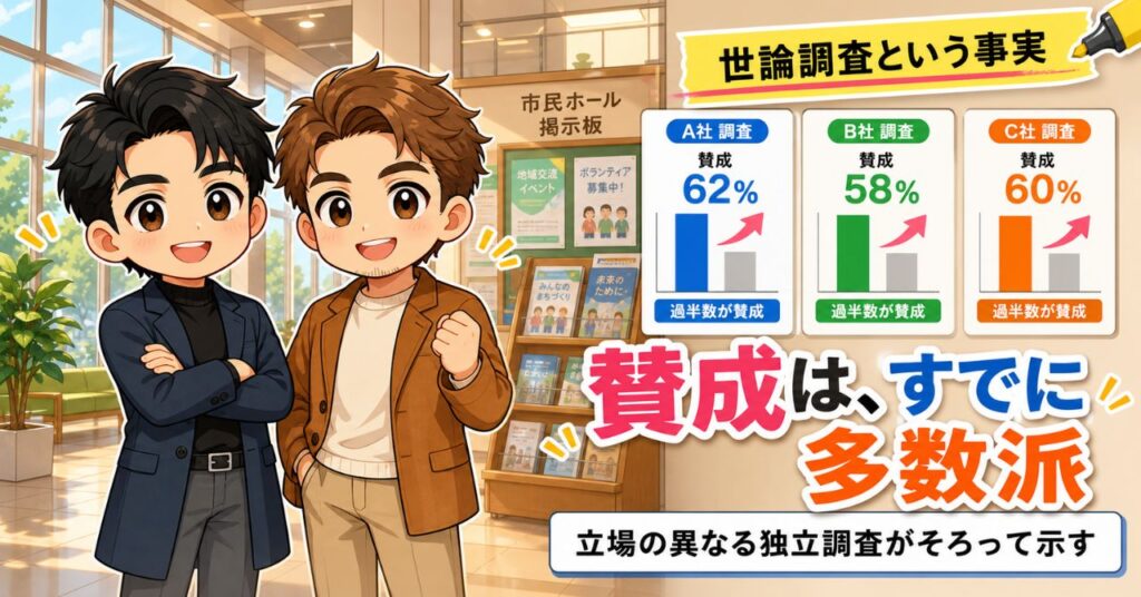 同性婚「賛成7割は嘘」を独立した世論調査データで検証した結果