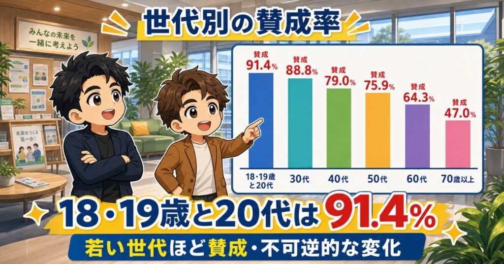 同性婚「賛成7割は嘘」を独立した世論調査データで検証した結果