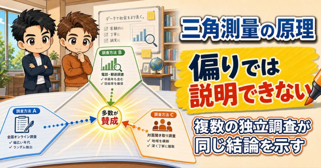 同性婚「賛成7割は嘘」を独立した世論調査データで検証した結果