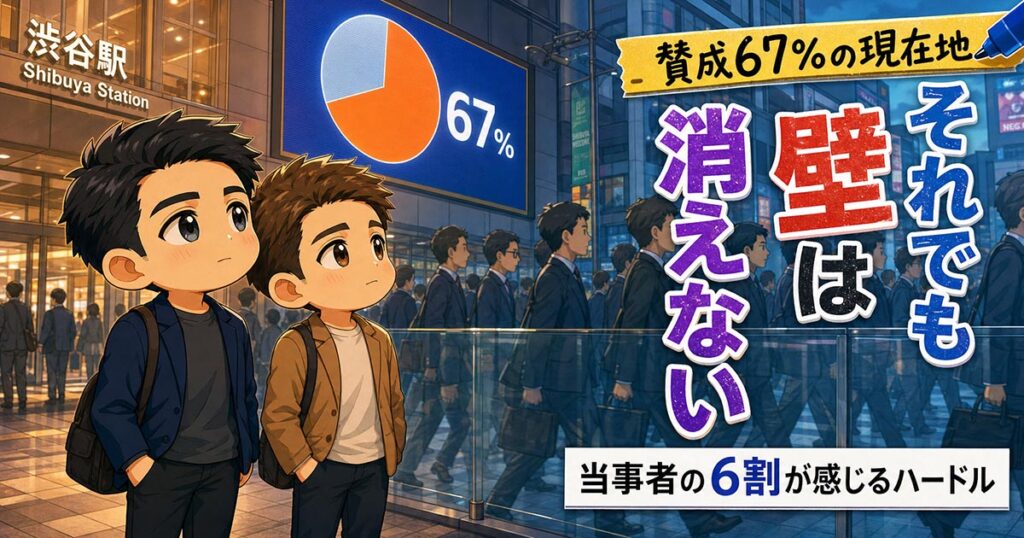 同性婚賛成67%の日本で当事者が今も壁を感じる理由を解説