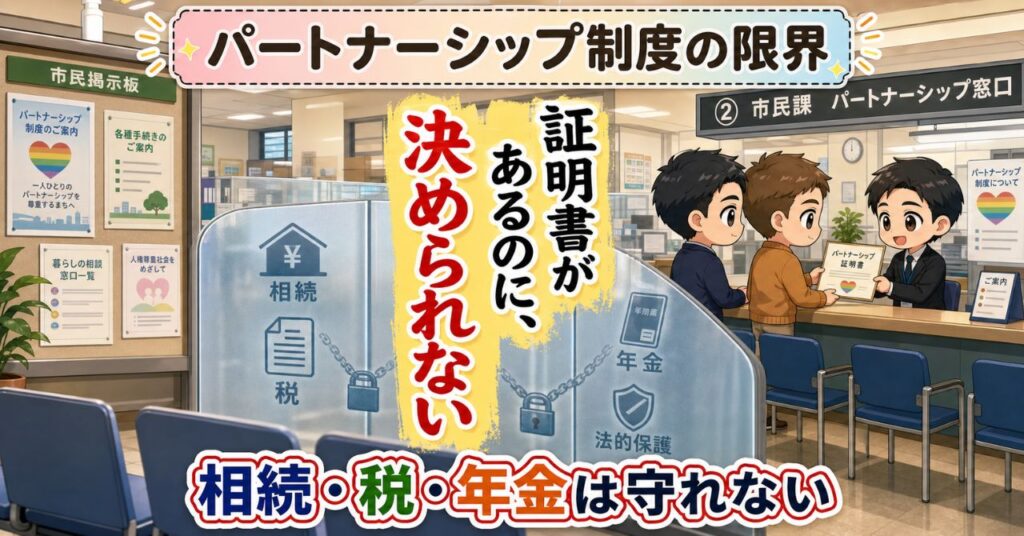 同性婚の最高裁判決を待つ間にできる老後の備え|遺言と任意後見