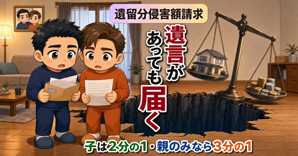 同性パートナーの相続対策|遺言があっても届く遺留分の請求